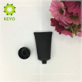 luxury dark black colored empty cosmetic packing cream cosmetic tube